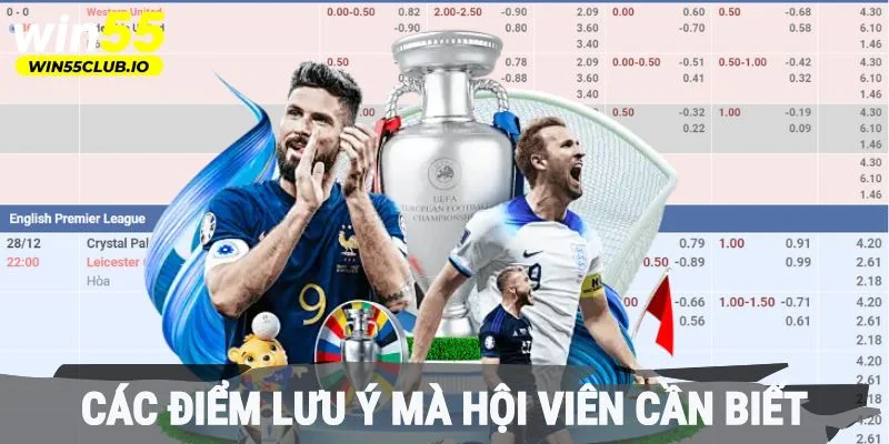 Các điểm lưu ý mà hội viên cần biết