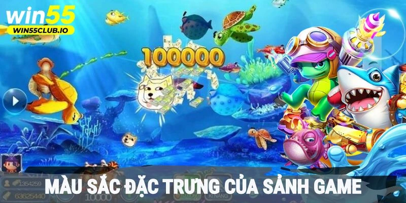 Màu sắc đặc trưng của sảnh game