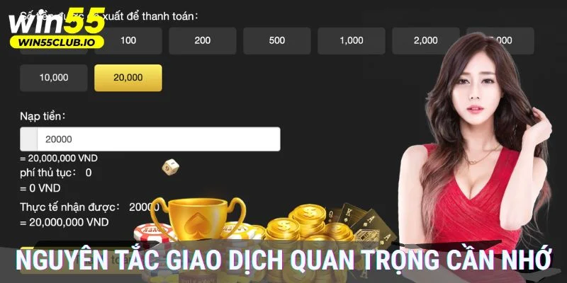 Những nguyên tắc giao dịch quan trọng cần nhớ