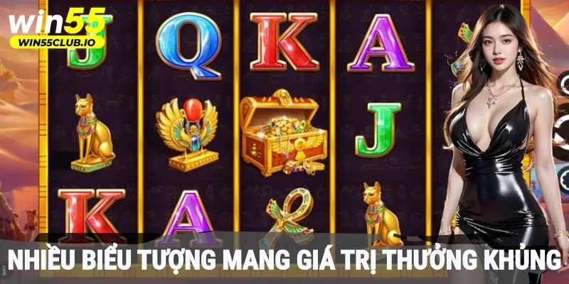 Nổ hũ siêu nhà vua có nhiều biểu tượng mang giá trị thưởng khủng